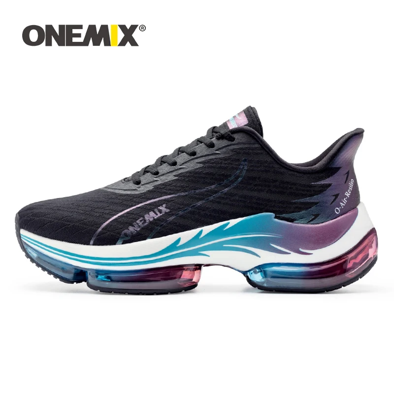 

ONEMIX Authentic 2021 Vapor Plus Men Women Running Shoes Original New Arrival Air Cushion Sport Outdoor Sneakers Triple Black