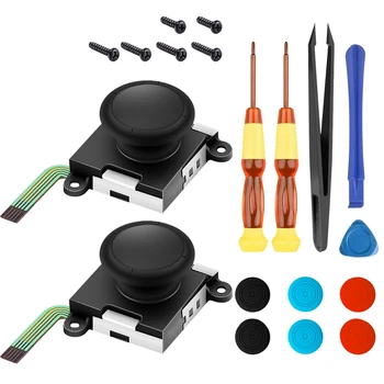 Two Pack Analog 3D Joy Con Joystick Replacement for Nint endo Switch, Left Joycon Right Switch Joy Con Controller Full Ns Repair
Two Pack Analog 3D Joy Con Joystick Replacement for Nint endo Switch, Left Joycon Right Switch Joy Con Controller Full Ns Repair