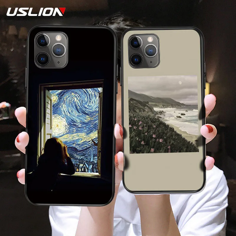USLION абстрактное искусство абстрактный чехол для телефона iPhone 11 Pro Max X XS XR Xs 6 6s 7 8 Plus