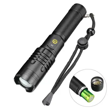 Rechargeable Ultra Bright Flashlight Retractable Zoom Electric Torch For Hunting Camping lightoomable Bicycle Light use
Rechargeable Ultra Bright Flashlight Retractable Zoom Electric Torch For Hunting Camping lightoomable Bicycle Light use