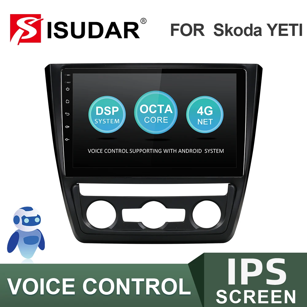 ISUDAR V57S Android Autoradio For Skoda Yeti 2009-2014 Car Radio with Screen GPS Stereo System IPS CANBUS Voice Control No 2 Din
ISUDAR V57S Android Autoradio For Skoda Yeti 2009-2014 Car Radio with Screen GPS Stereo System IPS CANBUS Voice Control No 2 Din