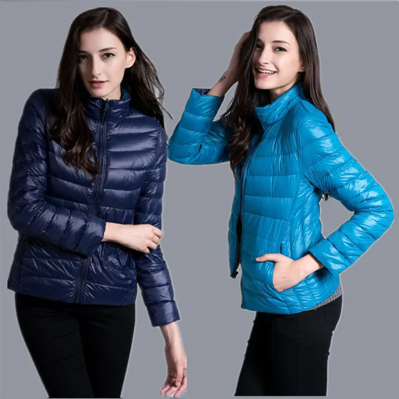 Women Fall Down Jackets Light Thin Style 2019 Autumn Winter Female Slim Short Coats Stand Collar Fashion Double-sided Wear
Women Fall Down Jackets Light Thin Style 2019 Autumn Winter Female Slim Short Coats Stand Collar Fashion Double-sided Wear