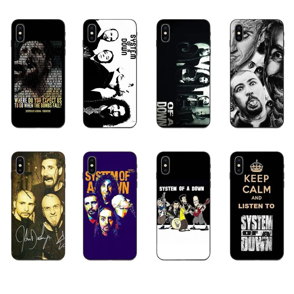 System Of A Down TPU Protective Cover Case For Apple iPhone X XS Max XR 4 4S 5 5S SE 6 6S 7 8 Plus
System Of A Down TPU Protective Cover Case For Apple iPhone X XS Max XR 4 4S 5 5S SE 6 6S 7 8 Plus
