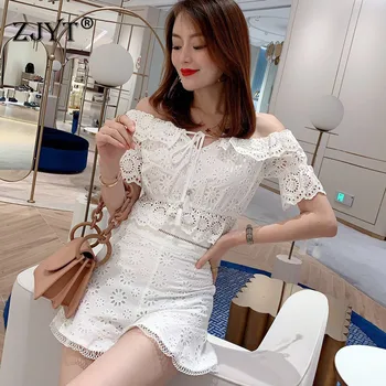 Summer Style Fashion Shorts and Top Set Women 2020 New Designer Slash Neck Hollow Embroidered Crop Top High Waist Shorts Suit
Summer Style Fashion Shorts and Top Set Women 2020 New Designer Slash Neck Hollow Embroidered Crop Top High Waist Shorts Suit