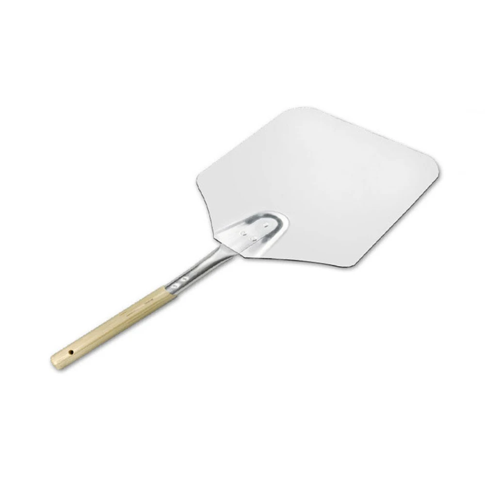 58cm Aluminum Pizza Peel Shovel with Wooden Handle Cake Shovel Baking Tools Cheese Cutter Peels Lifter Tool Pizza Shovel 9*11cm 
58cm Aluminum Pizza Peel Shovel with Wooden Handle Cake Shovel Baking Tools Cheese Cutter Peels Lifter Tool Pizza Shovel 9*11cm