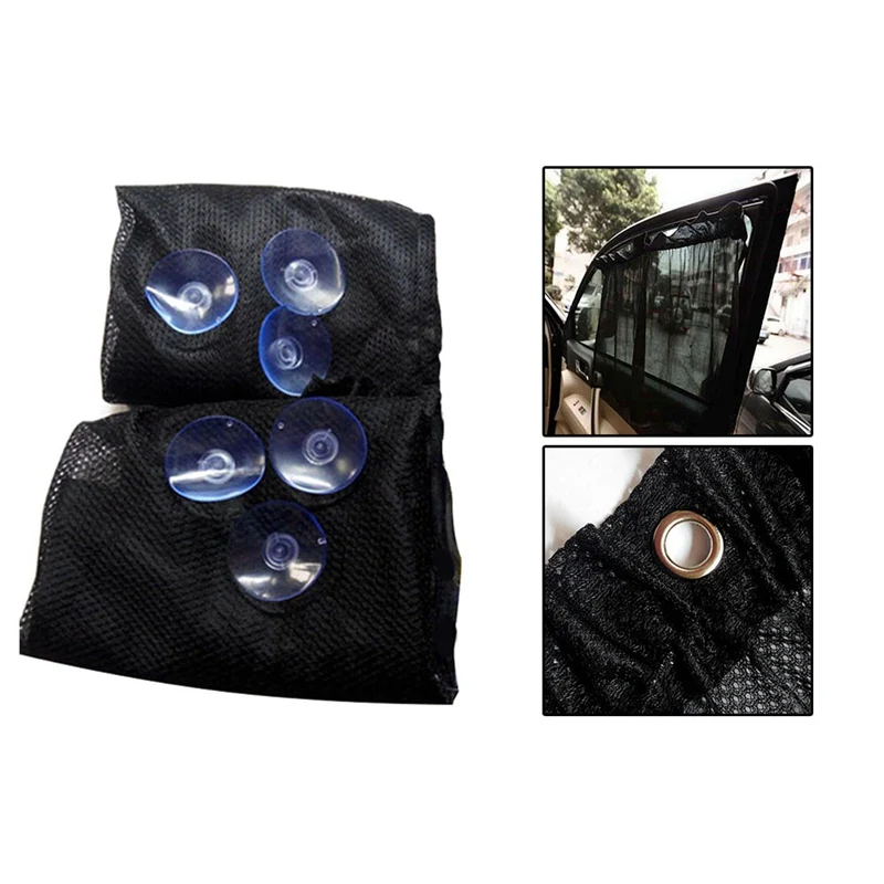 New 2 Pcs Car UV Protection Side Window Curtain Sun Shade Sunscreen Block Curtain High Quality
New 2 Pcs Car UV Protection Side Window Curtain Sun Shade Sunscreen Block Curtain High Quality