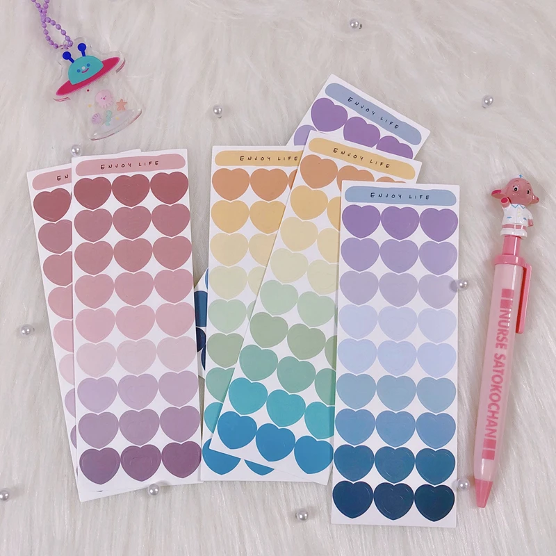 Ins Popular Gradient Love Heart Sticker For Handbook Notebook Diary Decorative Mobile Phone Diy Stickers Children's Gift
Ins Popular Gradient Love Heart Sticker For Handbook Notebook Diary Decorative Mobile Phone Diy Stickers Children's Gift