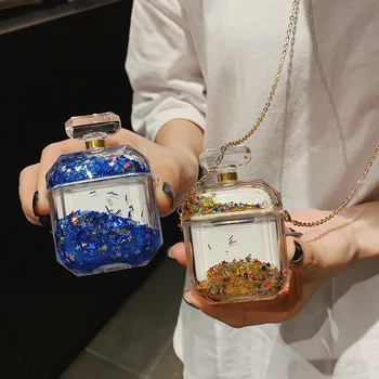 For Airpods 2 1 Bluetooth Earphone Case Sports Wireless Headphones Cover For Apple AirPod Quicksand Glitter Perfume Headset Box
For Airpods 2 1 Bluetooth Earphone Case Sports Wireless Headphones Cover For Apple AirPod Quicksand Glitter Perfume Headset Box