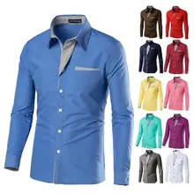 Men Tshirt Long Sleeve New Fashion Casual Male Business Dress Shirts Korean Clothes Slim Fit Shirt Man Clothing Oversized Blue
Men Tshirt Long Sleeve New Fashion Casual Male Business Dress Shirts Korean Clothes Slim Fit Shirt Man Clothing Oversized Blue