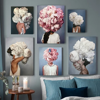 Flowers Woman Poster Wall Art Canvas Painting Modern Home Room Decoration Nordic Posters And Prints Floral Pictures Home Decor
Flowers Woman Poster Wall Art Canvas Painting Modern Home Room Decoration Nordic Posters And Prints Floral Pictures Home Decor