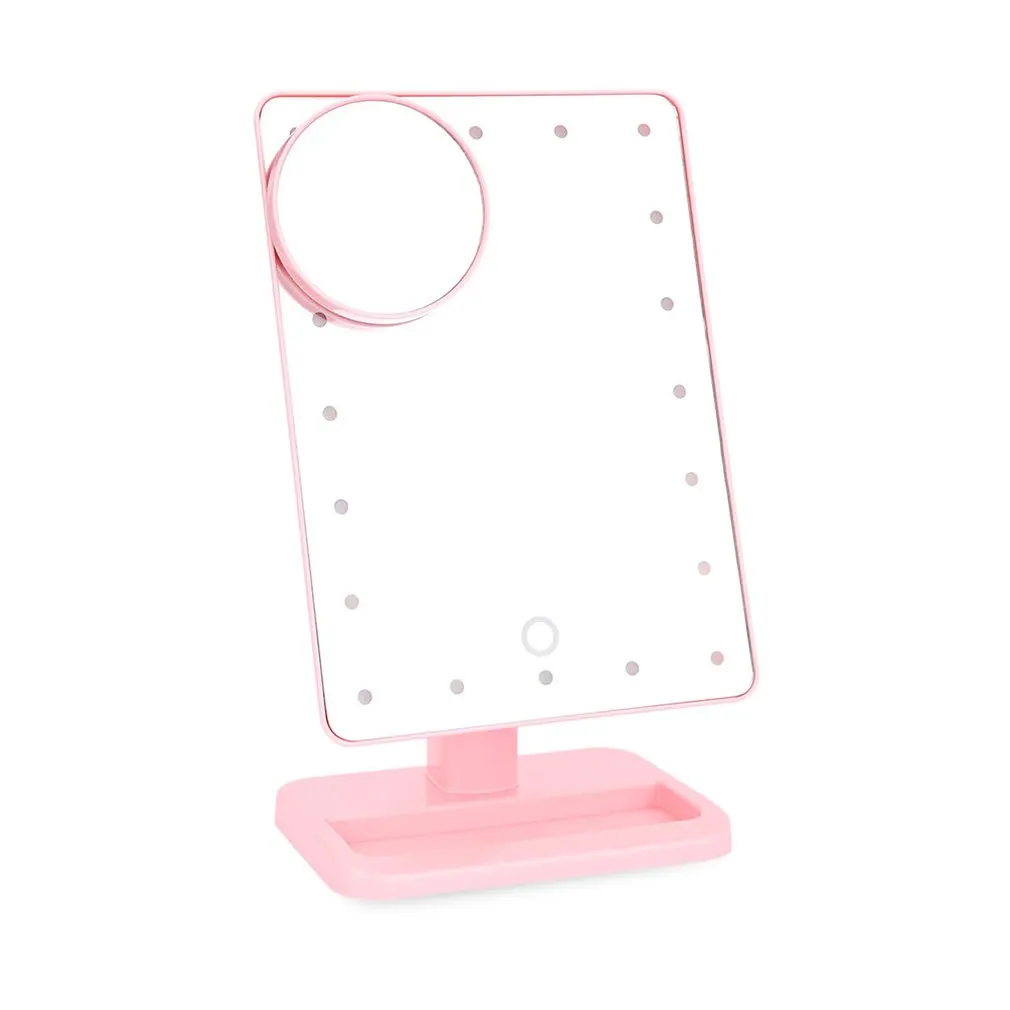 New Portable Led Touch-Sensitive Makeup Mirror With Lamp Desktop Fill Light Multifunctional Storage Beauty Makeup
New Portable Led Touch-Sensitive Makeup Mirror With Lamp Desktop Fill Light Multifunctional Storage Beauty Makeup