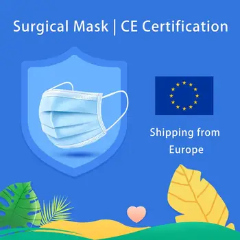 Type IIR Surgical Face Mask - 3 Ply EN14683:2019 Compliant - Pack of 50, Disposable, Masks For Virus Protection
Type IIR Surgical Face Mask - 3 Ply EN14683:2019 Compliant - Pack of 50, Disposable, Masks For Virus Protection