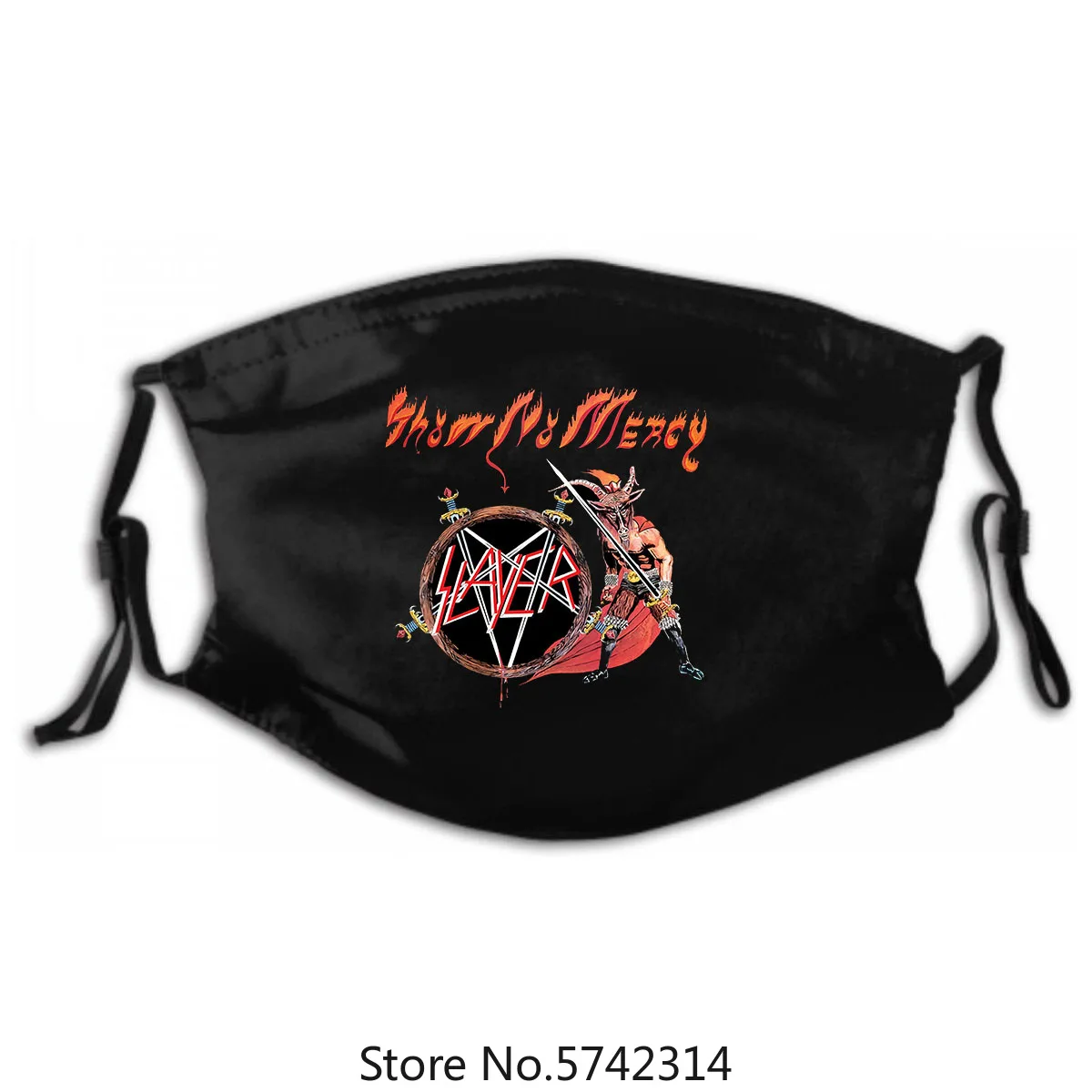 Slayer Mask No Mercy New Authentic S 2Xl Washable Reusable Mask with PM2.5 Filters 5 Layers of Protection for Unisex Black
Slayer Mask No Mercy New Authentic S 2Xl Washable Reusable Mask with PM2.5 Filters 5 Layers of Protection for Unisex Black