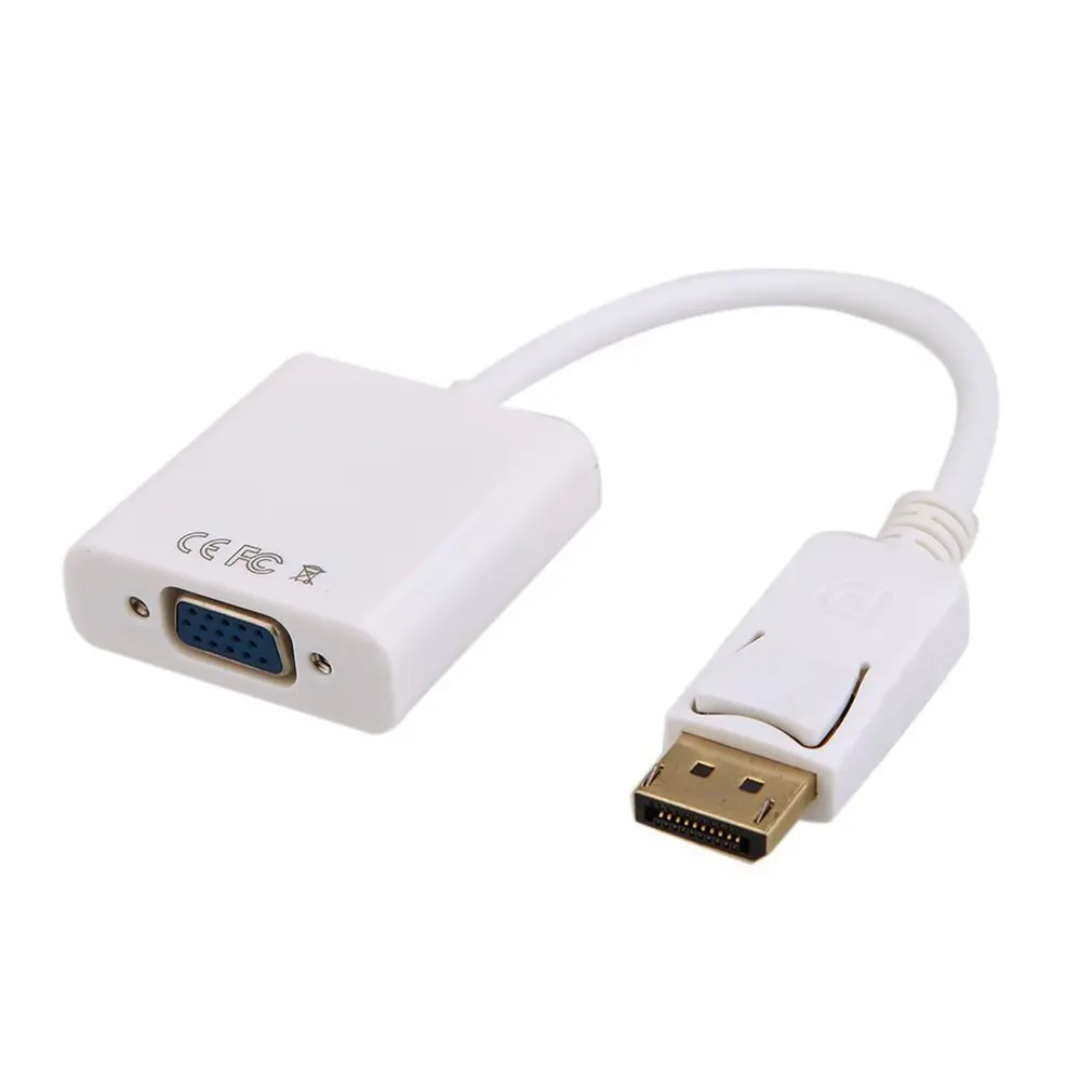 Standard DP to VGA Converter Displayport to VGA Adapter Cable Converter connected TV projection Computer to TV extension cable
Standard DP to VGA Converter Displayport to VGA Adapter Cable Converter connected TV projection Computer to TV extension cable