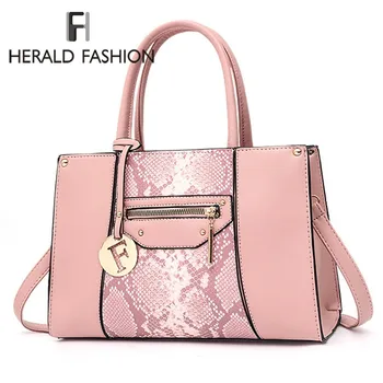 Herald Fashion Women Handbag Quality Leather Female Shoulder Bag Luxury Designer Serpentine Print Tote Bag Ladies' Messenger Bag
Herald Fashion Women Handbag Quality Leather Female Shoulder Bag Luxury Designer Serpentine Print Tote Bag Ladies' Messenger Bag