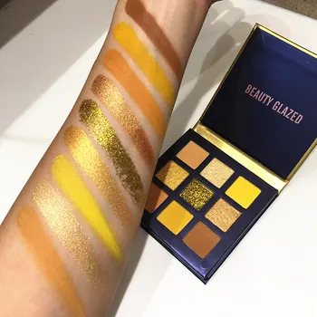 9 Color Yellow Beauty Glazed Makeup Eyeshadow Pallete Makeup Brushes Shimmer Pigmented Eye Shadow Palette Make Up Palette
9 Color Yellow Beauty Glazed Makeup Eyeshadow Pallete Makeup Brushes Shimmer Pigmented Eye Shadow Palette Make Up Palette