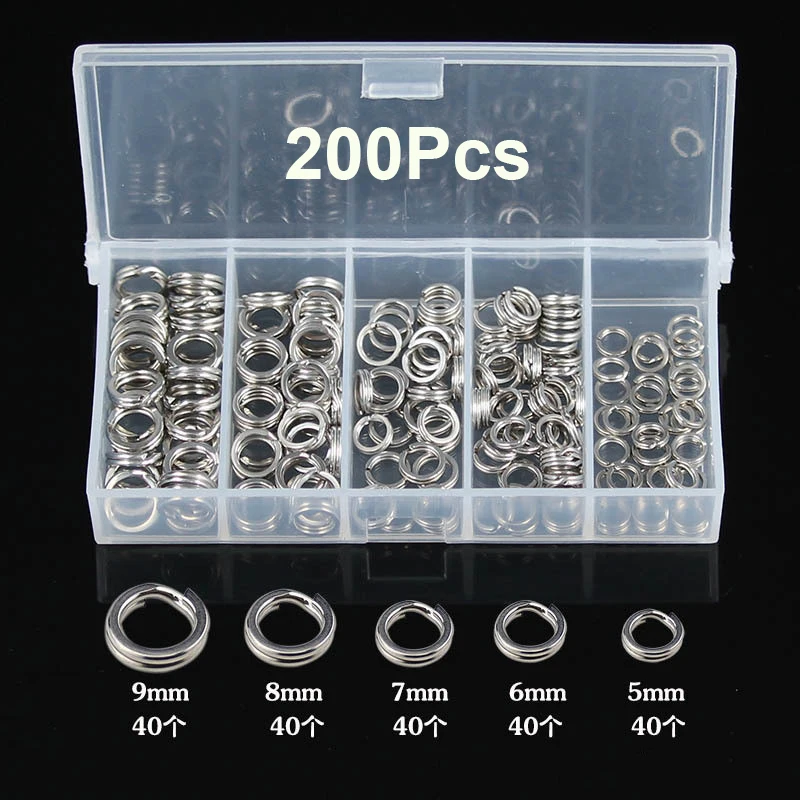 1Set 200pcs Connecting Fishing Rings Sets Stainless Steel Fishing Solid Double Ring Connector Lure For Blank lures Accessories
1Set 200pcs Connecting Fishing Rings Sets Stainless Steel Fishing Solid Double Ring Connector Lure For Blank lures Accessories