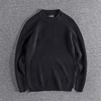 2019 Autumn and winter new solid color sweater thick and warm foreign trade original single men's round neck sweater tops boy XL
2019 Autumn and winter new solid color sweater thick and warm foreign trade original single men's round neck sweater tops boy XL
