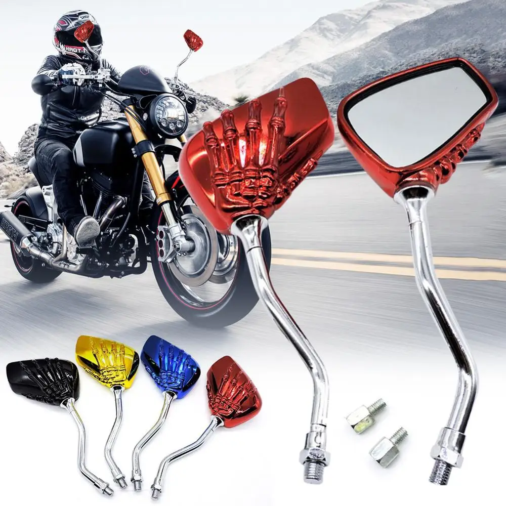 1 Pair Left Right Skeleton Skull Hand Claw Motorcycle Motor Rearview Side Mirrors Bike Rear View Mirror
1 Pair Left Right Skeleton Skull Hand Claw Motorcycle Motor Rearview Side Mirrors Bike Rear View Mirror