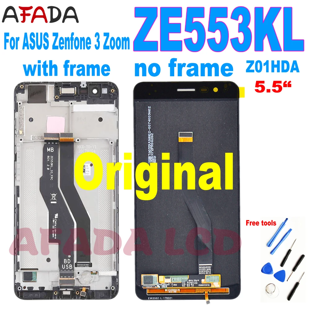 Original New LCD For ASUS Zenfone 3 Zoom ZE553KL Z01HDA LCD Display Touch Screen Digitizer Amoled 5.5" ZE553KL LCD Display
Original New LCD For ASUS Zenfone 3 Zoom ZE553KL Z01HDA LCD Display Touch Screen Digitizer Amoled 5.5" ZE553KL LCD Display
