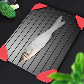 1pc Fast Defrosting Tray Thaw Frozen Food Meat Fruit Fish Sea Food Defrost Kitchen Gadget Tool Quick Defrosting Plate Board
1pc Fast Defrosting Tray Thaw Frozen Food Meat Fruit Fish Sea Food Defrost Kitchen Gadget Tool Quick Defrosting Plate Board