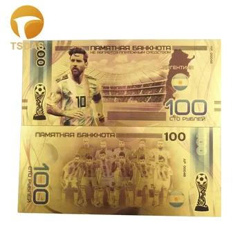 24k Colour Gold Banknote Rare Russia 100 Rubles Gold Plated Colour Banknote Collection Business Gift
24k Colour Gold Banknote Rare Russia 100 Rubles Gold Plated Colour Banknote Collection Business Gift