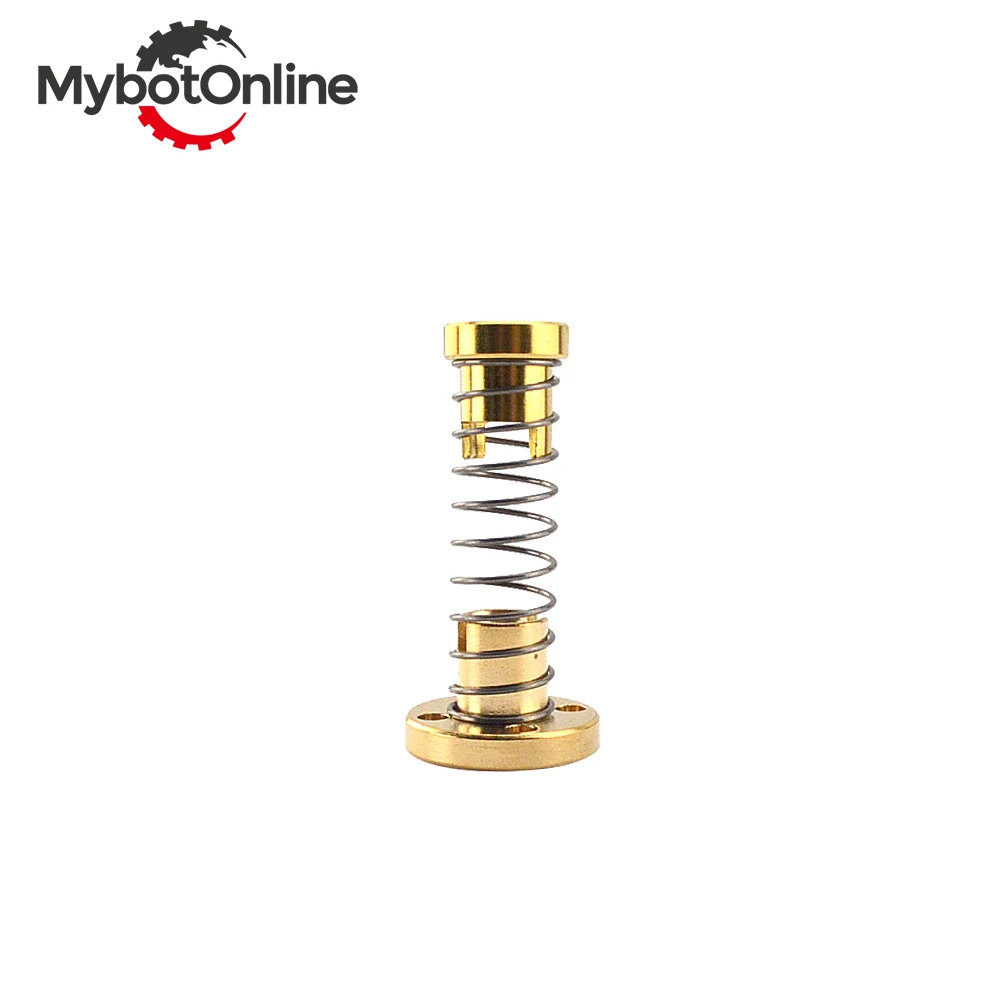 T8 Anti Backlash Spring Loaded Nut Elimination Gap Nut 8mm Acme Threaded Rod Lead Screws for CNC 3D Printer Parts
T8 Anti Backlash Spring Loaded Nut Elimination Gap Nut 8mm Acme Threaded Rod Lead Screws for CNC 3D Printer Parts