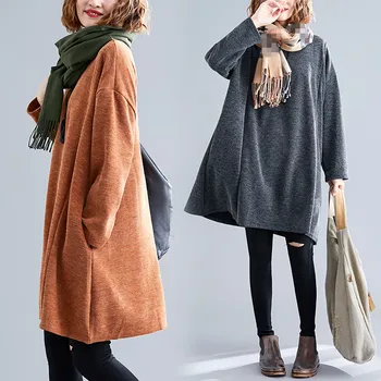 BIG SIZE 4XL Spring Winter Women Fashion Elegant Solid Color Tops Ladies Female Plus Large Long Sleeve Loose Basic Sweatshirt
BIG SIZE 4XL Spring Winter Women Fashion Elegant Solid Color Tops Ladies Female Plus Large Long Sleeve Loose Basic Sweatshirt