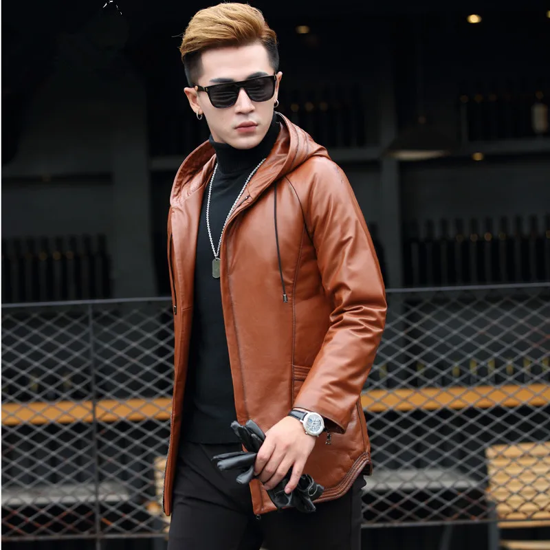 Geniune Jacket Men Cow Leather Down Coat Winter Warm Plus Size 5XL Chaqueta De Plumas Para XQ-LC1833 MF411
Geniune Jacket Men Cow Leather Down Coat Winter Warm Plus Size 5XL Chaqueta De Plumas Para XQ-LC1833 MF411