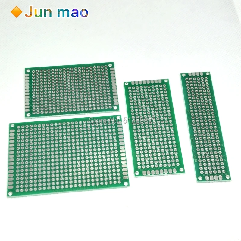4PS/Lot 5x7 4x6 3x7 2x8cm Double Side Prototype Diy Universal Printed Circuit PCB Board Protoboard pcb kit 3*7 4*6 5*7 Connector
4PS/Lot 5x7 4x6 3x7 2x8cm Double Side Prototype Diy Universal Printed Circuit PCB Board Protoboard pcb kit 3*7 4*6 5*7 Connector