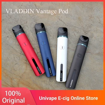 Original VLADDIN Vantage Pod Starter Kit inbuilt 700mAh Battery with 1.6ml Refillable Pod & 0.8ohm and 1.2ohm Coils E-cig Kit
Original VLADDIN Vantage Pod Starter Kit inbuilt 700mAh Battery with 1.6ml Refillable Pod & 0.8ohm and 1.2ohm Coils E-cig Kit