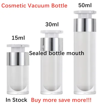 Lotion Refillable Bottle 15ml/30ml/50ml Pearl White Round Empty Refillable Airless Press Pump Bottles Jar Cosmetic Containers
Lotion Refillable Bottle 15ml/30ml/50ml Pearl White Round Empty Refillable Airless Press Pump Bottles Jar Cosmetic Containers