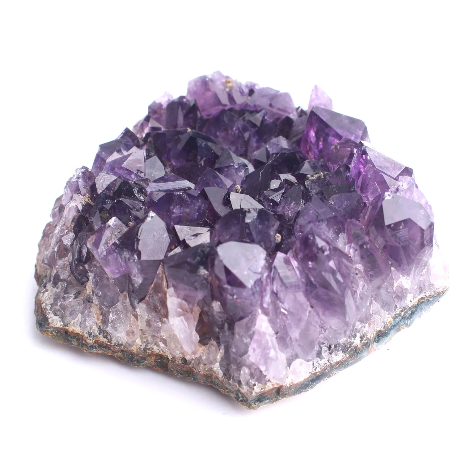 Натуральный Аметист кристаллический кластер Фиолетовый кварц.