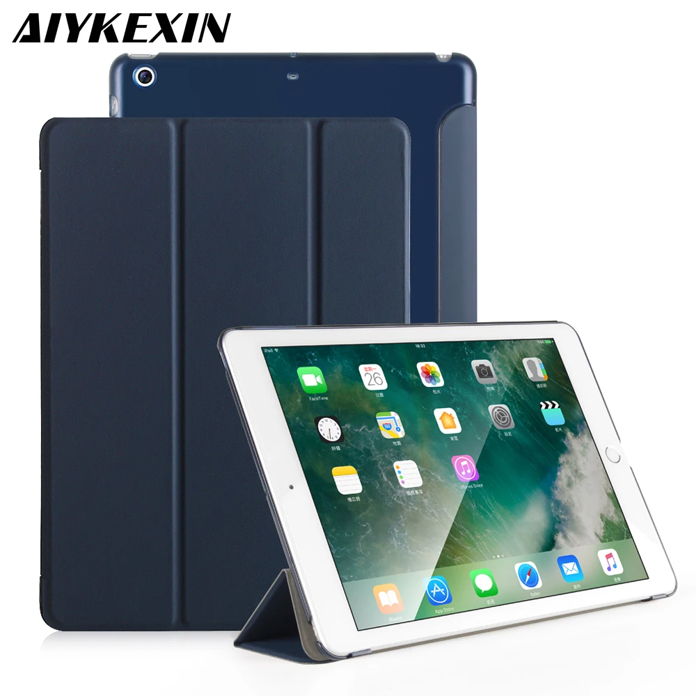 AIYKEXIN For iPad 5 Case / iPad Air 1Case, PU Leather Transparent PC Hard Back Smart Cover for iPad Air 1 Case Funda
AIYKEXIN For iPad 5 Case / iPad Air 1Case, PU Leather Transparent PC Hard Back Smart Cover for iPad Air 1 Case Funda