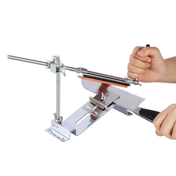 Knife Sharpener Professional All Iron Steel Kitchen Sharpening System Tools Fix-angle With 4 Stones Whetstone Kitchen accessorie
Knife Sharpener Professional All Iron Steel Kitchen Sharpening System Tools Fix-angle With 4 Stones Whetstone Kitchen accessorie