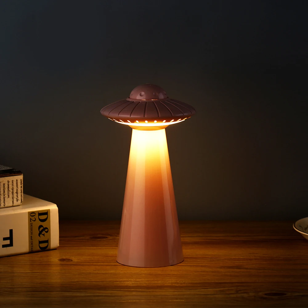 UFO LED Night Light USB Rechargeable Bedside Decorative Lamp Table Lamp Stepless Adjusted Desk Lighting Reading Lamp Nightlight
UFO LED Night Light USB Rechargeable Bedside Decorative Lamp Table Lamp Stepless Adjusted Desk Lighting Reading Lamp Nightlight