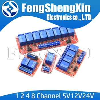 1 2 4 6 8 Channel 5V 12V 24V Relay Module Board Shield with Optocoupler Support High and Low Level Trigger for Arduino
1 2 4 6 8 Channel 5V 12V 24V Relay Module Board Shield with Optocoupler Support High and Low Level Trigger for Arduino