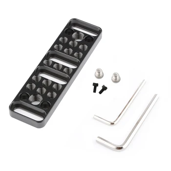 CAMVATE Multi-function Mounting Plate Cheese Plate with 1/4"-20 and 3/8"-16 Connections C1751
CAMVATE Multi-function Mounting Plate Cheese Plate with 1/4"-20 and 3/8"-16 Connections C1751