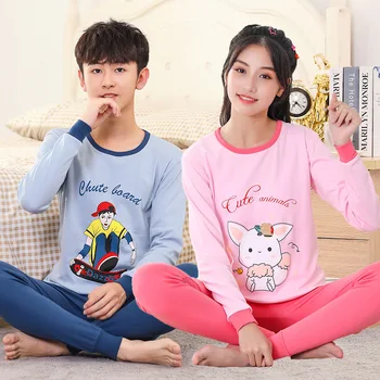 Teens Pajamas Long Sleeve Cotton Pyjamas Kids Clothes Sets Cartoon Big Boy Sleepwear Cute Pajamas For Girls 10 12 14 16 18 Years
Teens Pajamas Long Sleeve Cotton Pyjamas Kids Clothes Sets Cartoon Big Boy Sleepwear Cute Pajamas For Girls 10 12 14 16 18 Years