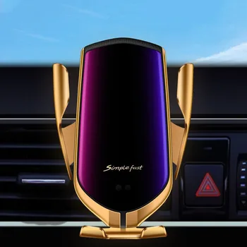 Wireless Automatic Sensor Car Phone Holder Clamping Air Vent Mount for Smartphone 10W Quick Charger Car Mobilephone Holder
Wireless Automatic Sensor Car Phone Holder Clamping Air Vent Mount for Smartphone 10W Quick Charger Car Mobilephone Holder