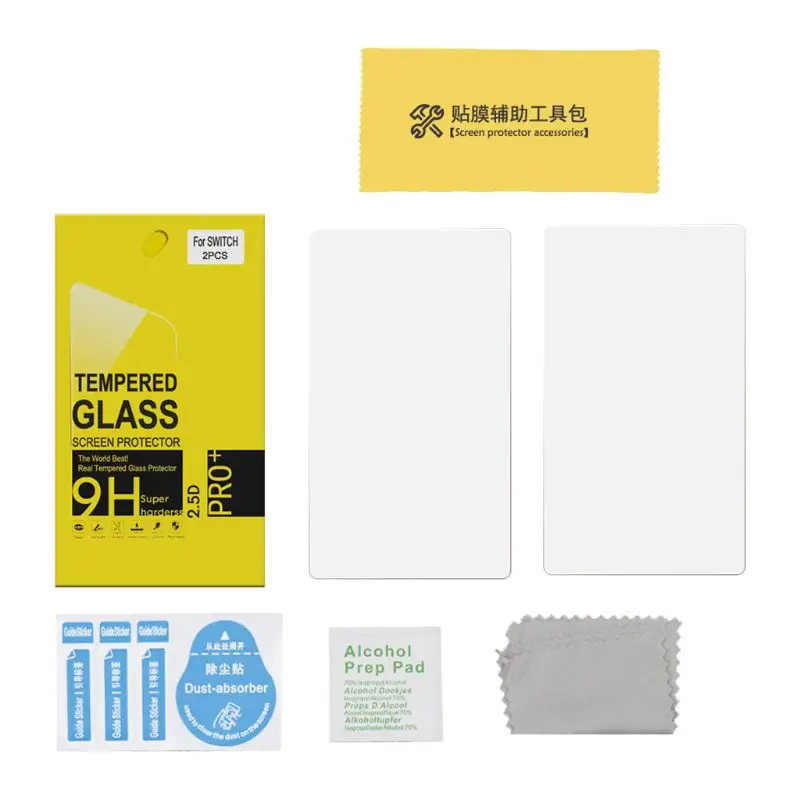 2PCS Anti-scratch Screen Protector Tempered Glass Protective Film for Nintend Switch Lite Game Console Gaming Accessories
2PCS Anti-scratch Screen Protector Tempered Glass Protective Film for Nintend Switch Lite Game Console Gaming Accessories