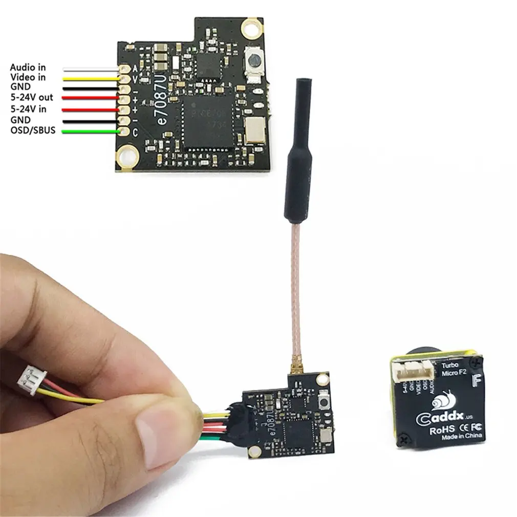 5.8G 48CH 25mW/100mW/200mW/OFF FPV Transmitter VTX LED Display with Audio Support OSD/SBUS Betaflight/Cleanflight
5.8G 48CH 25mW/100mW/200mW/OFF FPV Transmitter VTX LED Display with Audio Support OSD/SBUS Betaflight/Cleanflight