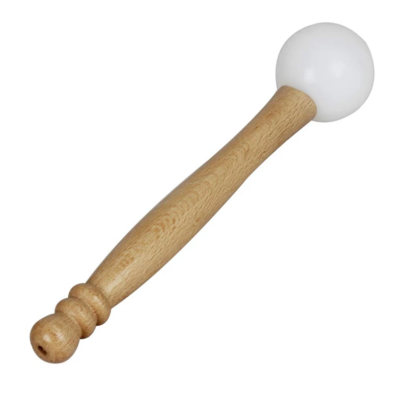 Crystal Singing Bowl, Wooden Handle Rubber Beater Hand Percussion Meditation Sound Bowl Accessory
Crystal Singing Bowl, Wooden Handle Rubber Beater Hand Percussion Meditation Sound Bowl Accessory