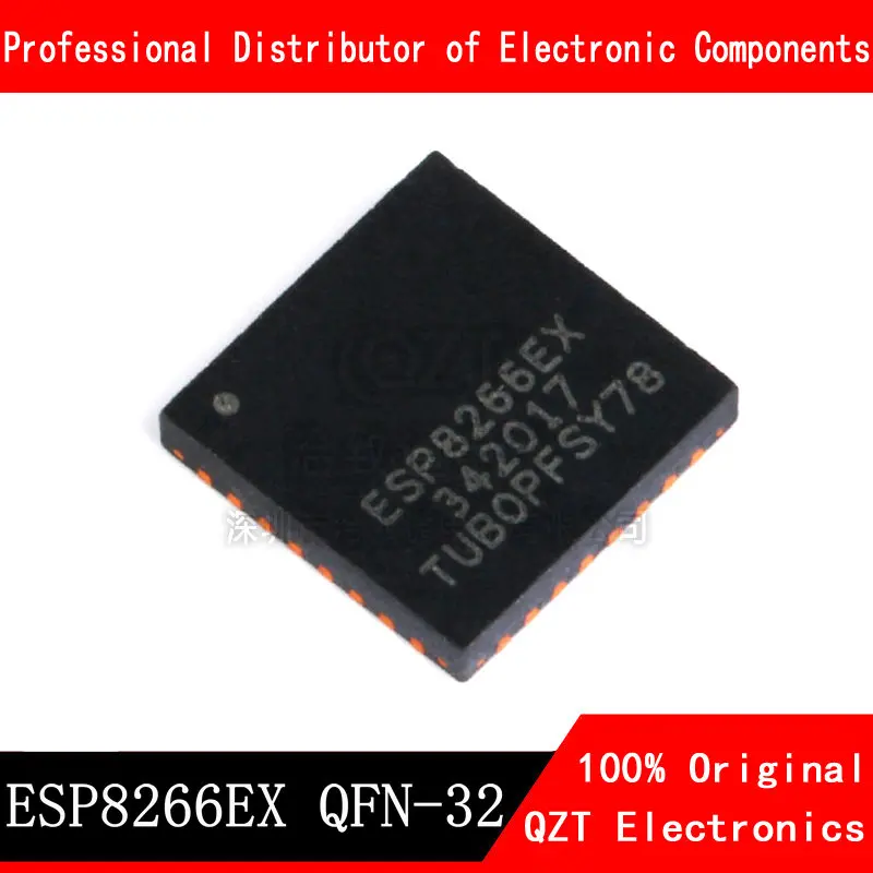 

10pcs/lot ESP8266EX Chips Wireless 802.11 b/g/n WIFI Chip ESP8266 QFN-32 new original In Stock