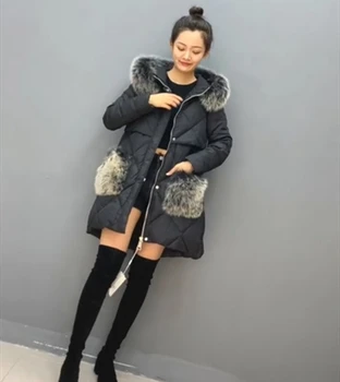 ZiZhen Duck Down Overcoat Real Fox Fur Trim Hooded And Pockets Woman Winter Autumn Jacket 20200904-4
ZiZhen Duck Down Overcoat Real Fox Fur Trim Hooded And Pockets Woman Winter Autumn Jacket 20200904-4