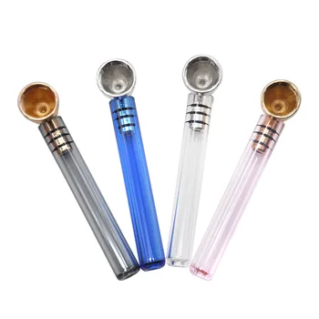 Premium Glass Smoking Pipe with Transparent Handle 93mm with Metal Bowl Metal Tobacco Hand Spoon Vanilla Tube accessories
Premium Glass Smoking Pipe with Transparent Handle 93mm with Metal Bowl Metal Tobacco Hand Spoon Vanilla Tube accessories