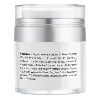 E Collagen Smooth Whitening Cream 50ml Retinol 2.5% Moisturizer Face Cream Hyaluronic Acid Anti Aging Remove Wrinkle Vitamin
E Collagen Smooth Whitening Cream 50ml Retinol 2.5% Moisturizer Face Cream Hyaluronic Acid Anti Aging Remove Wrinkle Vitamin