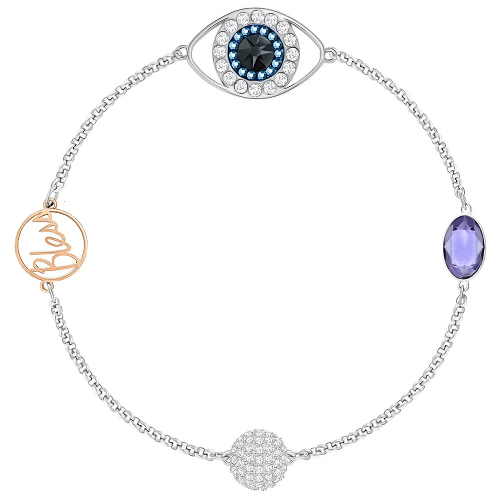 eye original women shiny crystal mother bride romantic jewelry