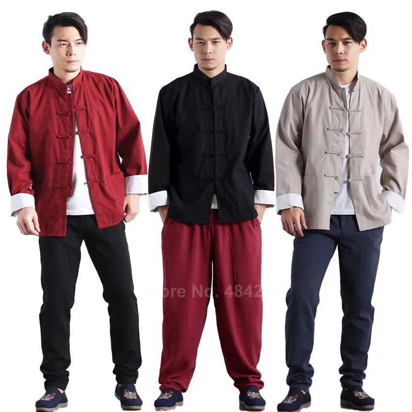 Cotton Linen Chinese Traditional Costumes Tang Suit for Men Retro Vintage Jacket Shirt Knot Button Mandarin Collar Tops Outfits
Cotton Linen Chinese Traditional Costumes Tang Suit for Men Retro Vintage Jacket Shirt Knot Button Mandarin Collar Tops Outfits