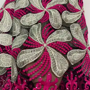 Burgundy Color Stone Lace Fabric Afircan Luxury Embroidered Tulle Net Fabric With Rose Red For Wedding Party Dress F2830
Burgundy Color Stone Lace Fabric Afircan Luxury Embroidered Tulle Net Fabric With Rose Red For Wedding Party Dress F2830